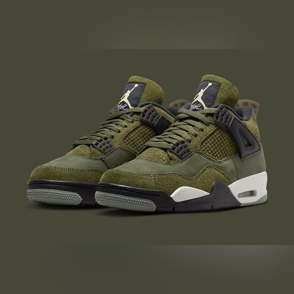 Nike Air Jordan 4 Craft Medium Olive black vanilla FB9927-200 size 8 - 14 main image 6